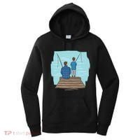 Father And Son Fishing Partners For Life Gift Women's Hoodie thumb 0