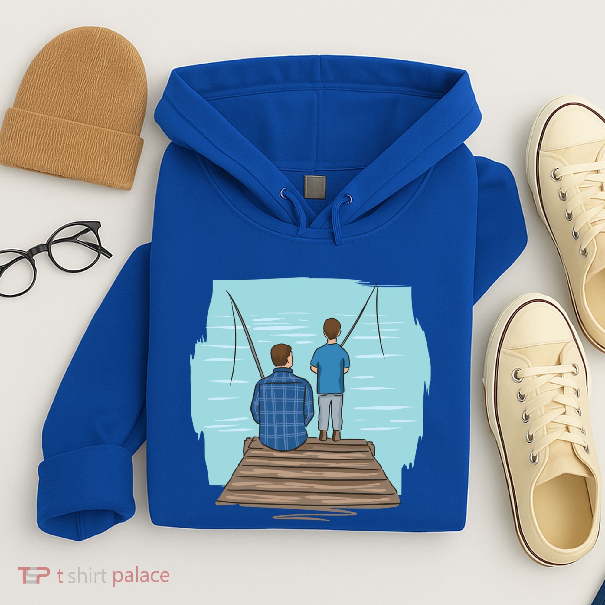 Father And Son Fishing Partners For Life Gift Hoodie