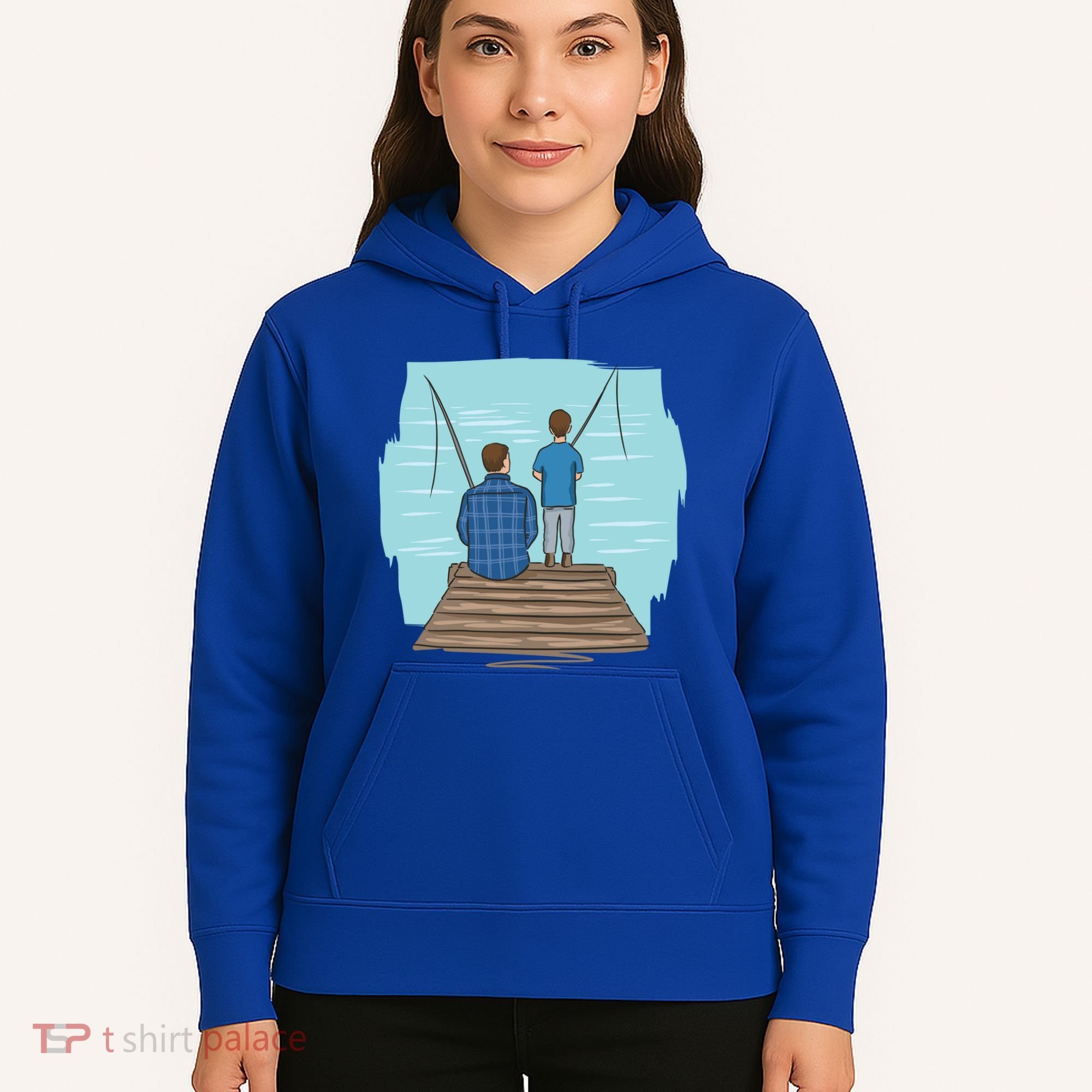 Father And Son Fishing Partners For Life Gift Hoodie