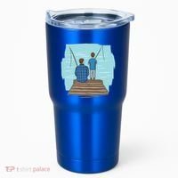 Father And Son Fishing Partners For Life Gift Tumbler thumb 0