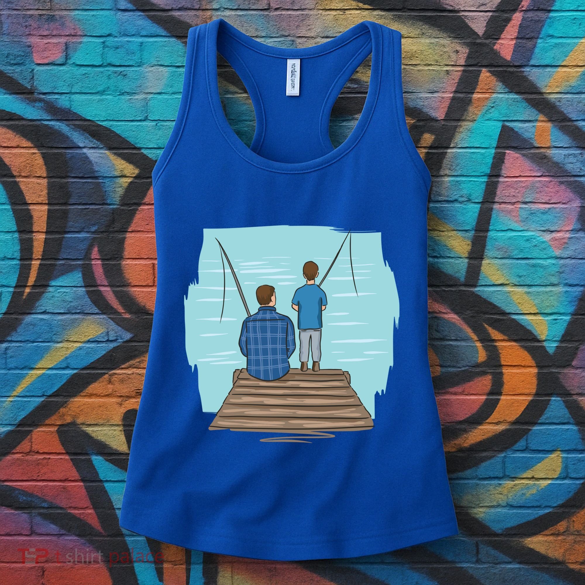 Father And Son Fishing Partners For Life Gift Women's Tank Top