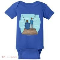 Father And Son Fishing Partners For Life Gift Baby Bodysuit thumb 0