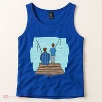 Father And Son Fishing Partners For Life Gift Tank Top thumb 2