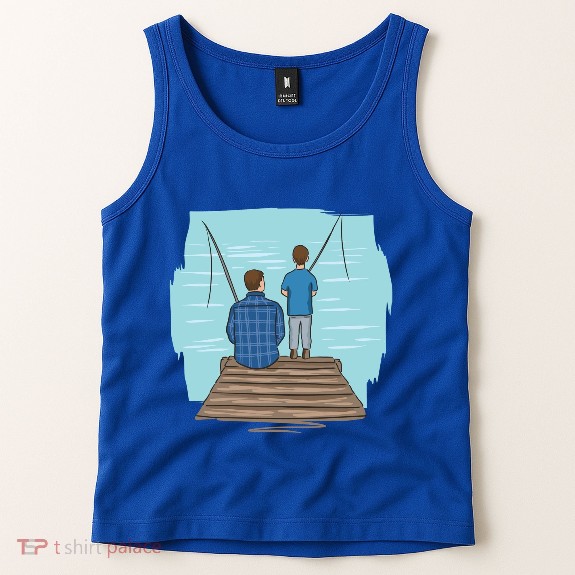 Father And Son Fishing Partners For Life Gift Tank Top