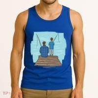 Father And Son Fishing Partners For Life Gift Tank Top thumb 3