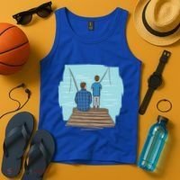 Father And Son Fishing Partners For Life Gift Tank Top thumb 4