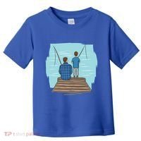 Father And Son Fishing Partners For Life Gift Toddler T-Shirt thumb 0