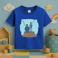 Father And Son Fishing Partners For Life Gift Toddler T-Shirt thumb 3