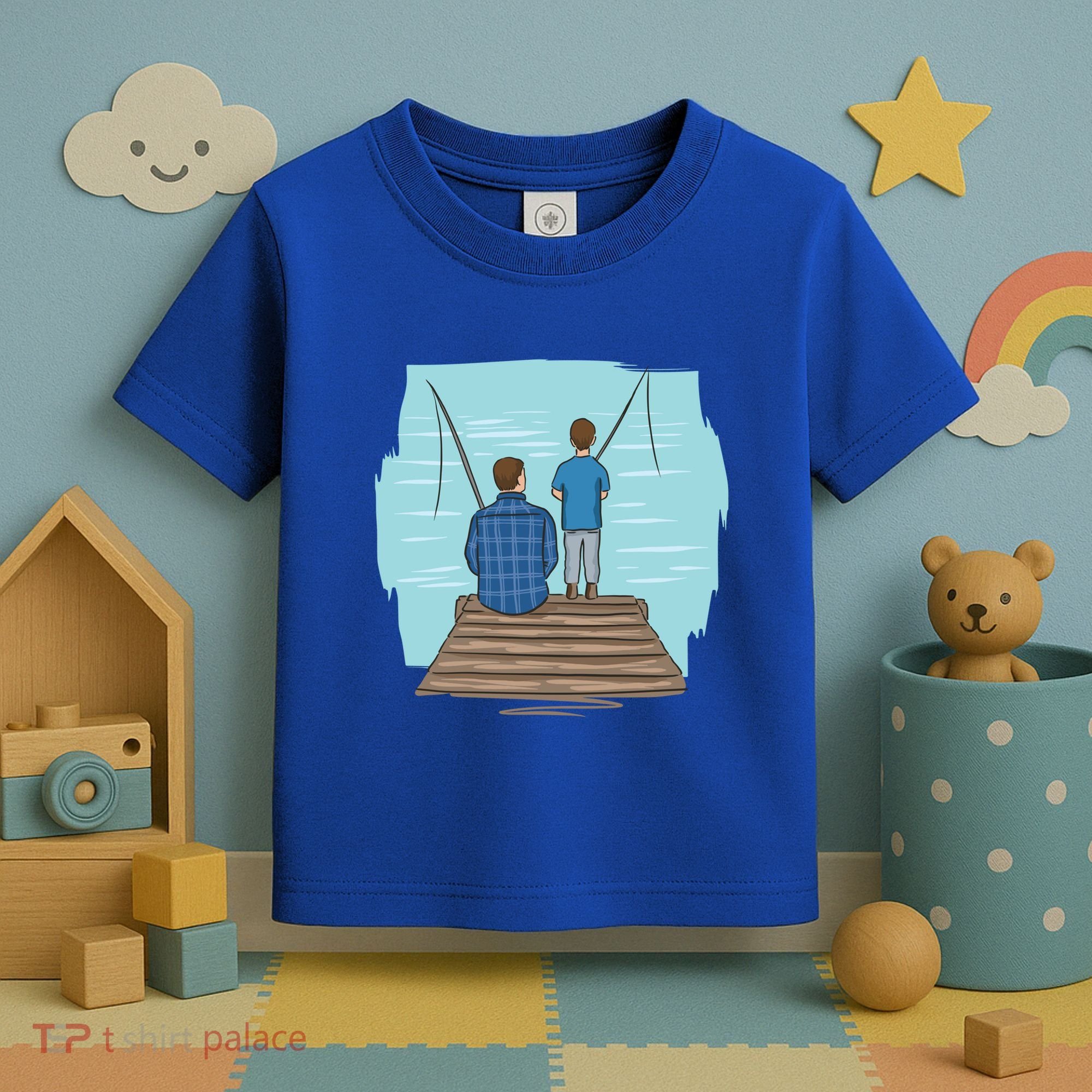 Father And Son Fishing Partners For Life Gift Toddler T-Shirt