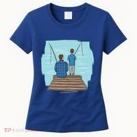 Father And Son Fishing Partners For Life Gift Women's T-Shirt thumb 0