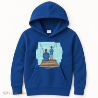 Father And Son Fishing Partners For Life Gift Kids Hoodie thumb 0