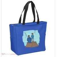 Father And Son Fishing Partners For Life Gift Tote Bag thumb 2