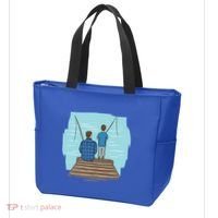 Father And Son Fishing Partners For Life Gift Tote Bag thumb 3