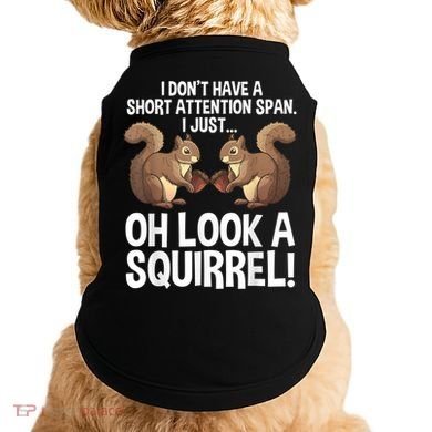 Funny ADHD Squirrel Design For Men Women Chipmunk Pet Lovers Doggie Tank