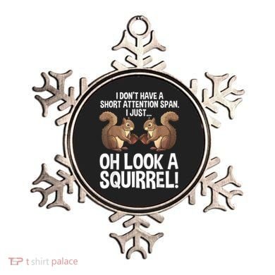Funny ADHD Squirrel Design For Men Women Chipmunk Pet Lovers Ornament