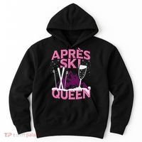 Funny Apres Ski Queen Skiing Winter Sports Party Fun Hoodie thumb 0