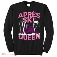 Funny Apres Ski Queen Skiing Winter Sports Party Fun Sweatshirt thumb 0