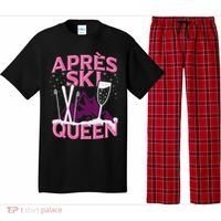 Funny Apres Ski Queen Skiing Winter Sports Party Fun Pajama Set thumb 0