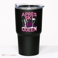 Funny Apres Ski Queen Skiing Winter Sports Party Fun Tumbler thumb 0