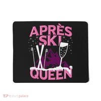 Funny Apres Ski Queen Skiing Winter Sports Party Fun Mousepad thumb 0