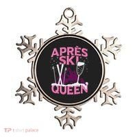 Funny Apres Ski Queen Skiing Winter Sports Party Fun Ornament thumb 0