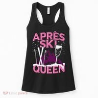 Funny Apres Ski Queen Skiing Winter Sports Party Fun Women's Tank Top thumb 0