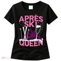 Funny Apres Ski Queen Skiing Winter Sports Party Fun Women's T-Shirt thumb 0