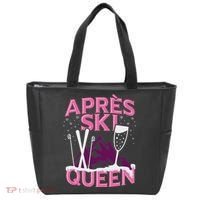 Funny Apres Ski Queen Skiing Winter Sports Party Fun Tote Bag thumb 0