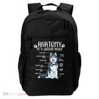 Funny Anatomy Siberian Husky Dog Lover TShirt Backpack thumb 0