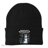 Funny Anatomy Siberian Husky Dog Lover TShirt Beanie thumb 0