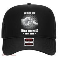 Father And Son Best Friends For Life Funny Happy Fathers Day Gift Hat thumb 0