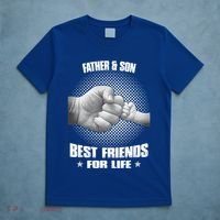Father And Son Best Friends For Life Funny Happy Fathers Day Gift T-Shirt thumb 5