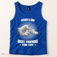 Father And Son Best Friends For Life Funny Happy Fathers Day Gift Tank Top thumb 2