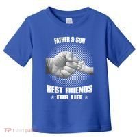 Father And Son Best Friends For Life Funny Happy Fathers Day Gift Toddler T-Shirt thumb 0