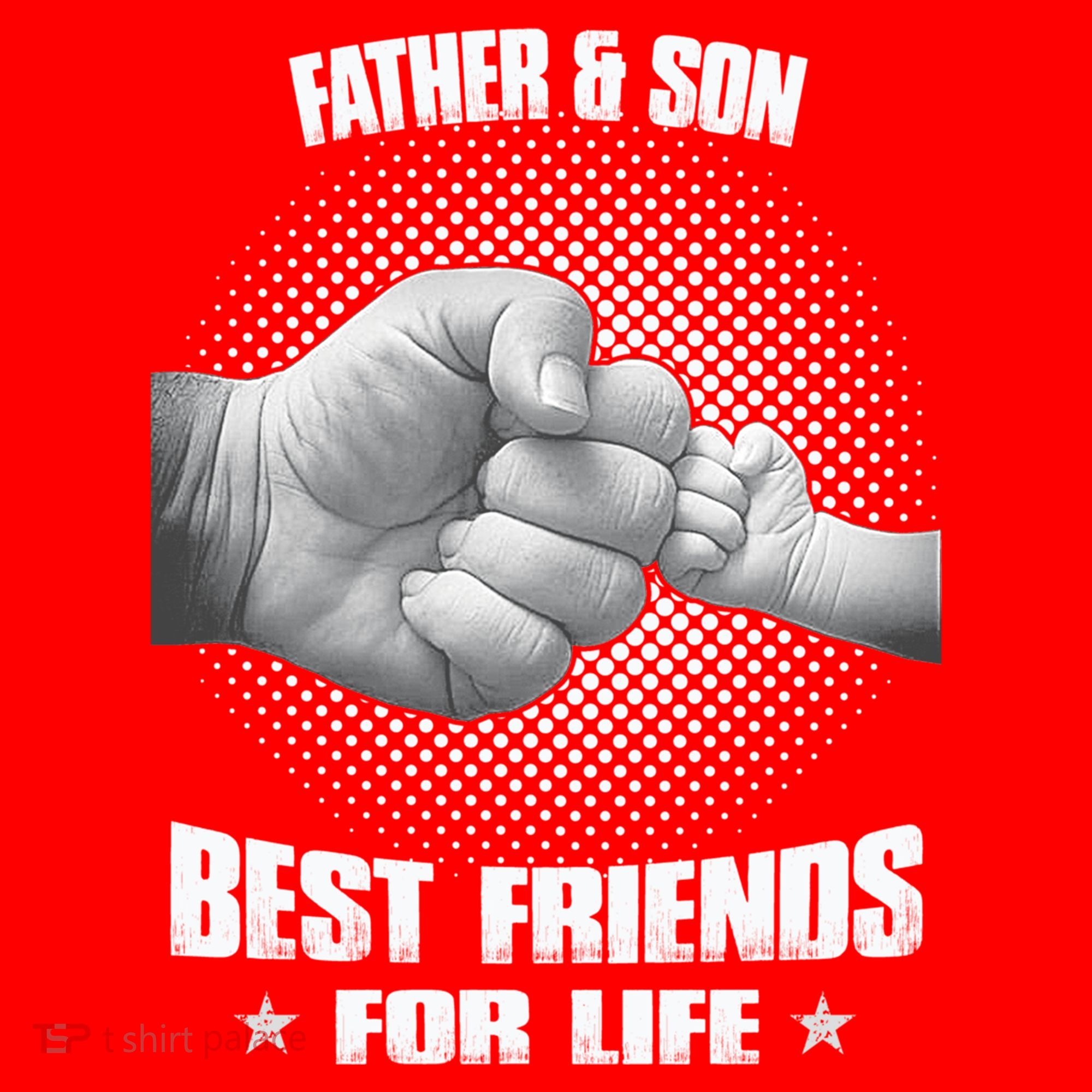 Father And Son Best Friends For Life Funny Happy Fathers Day Gift Santa Hat