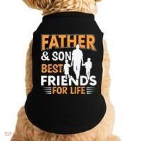 Father And Son Best Friends For Life Men Doggie Tank thumb 0
