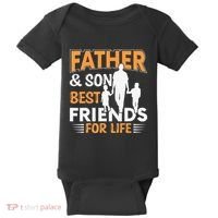 Father And Son Best Friends For Life Men Baby Bodysuit thumb 0