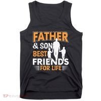 Father And Son Best Friends For Life Men Tank Top thumb 0