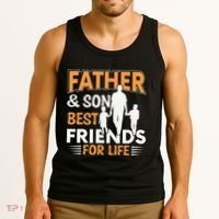 Father And Son Best Friends For Life Men Tank Top thumb 3