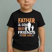 Father And Son Best Friends For Life Men Toddler T-Shirt thumb 2