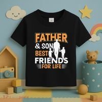 Father And Son Best Friends For Life Men Toddler T-Shirt thumb 3
