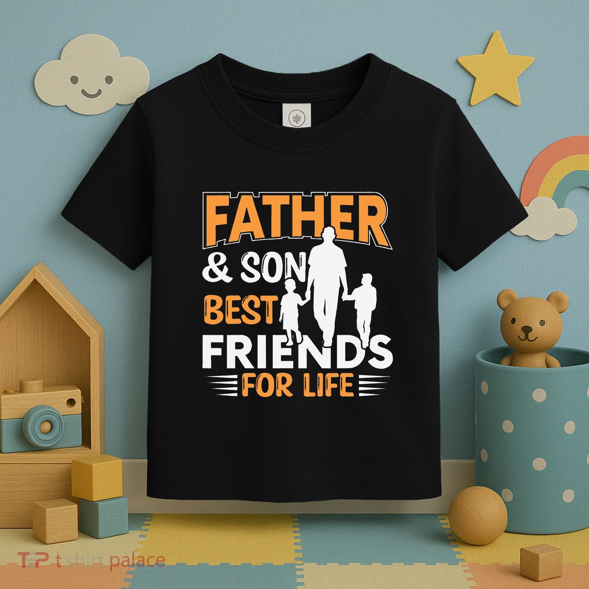 Father And Son Best Friends For Life Men Toddler T-Shirt