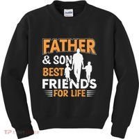 Father And Son Best Friends For Life Men Kids Sweatshirt thumb 0