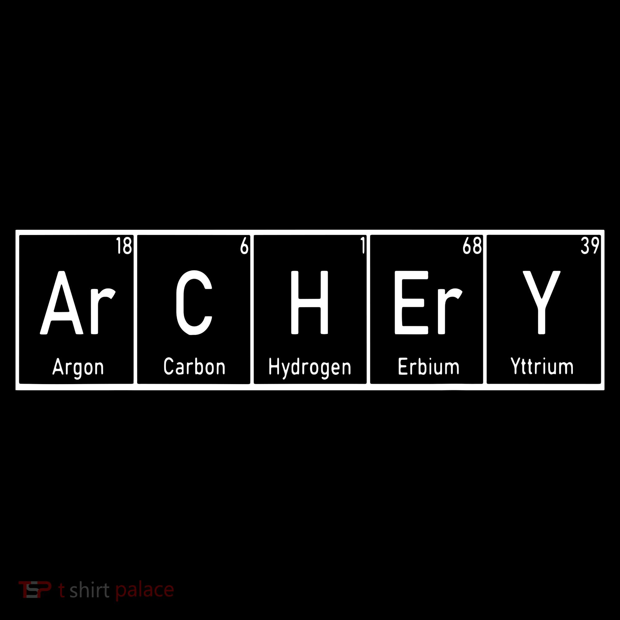 Funny Archery Shirts I Periodic Elements Nerd Gift Idea Backpack