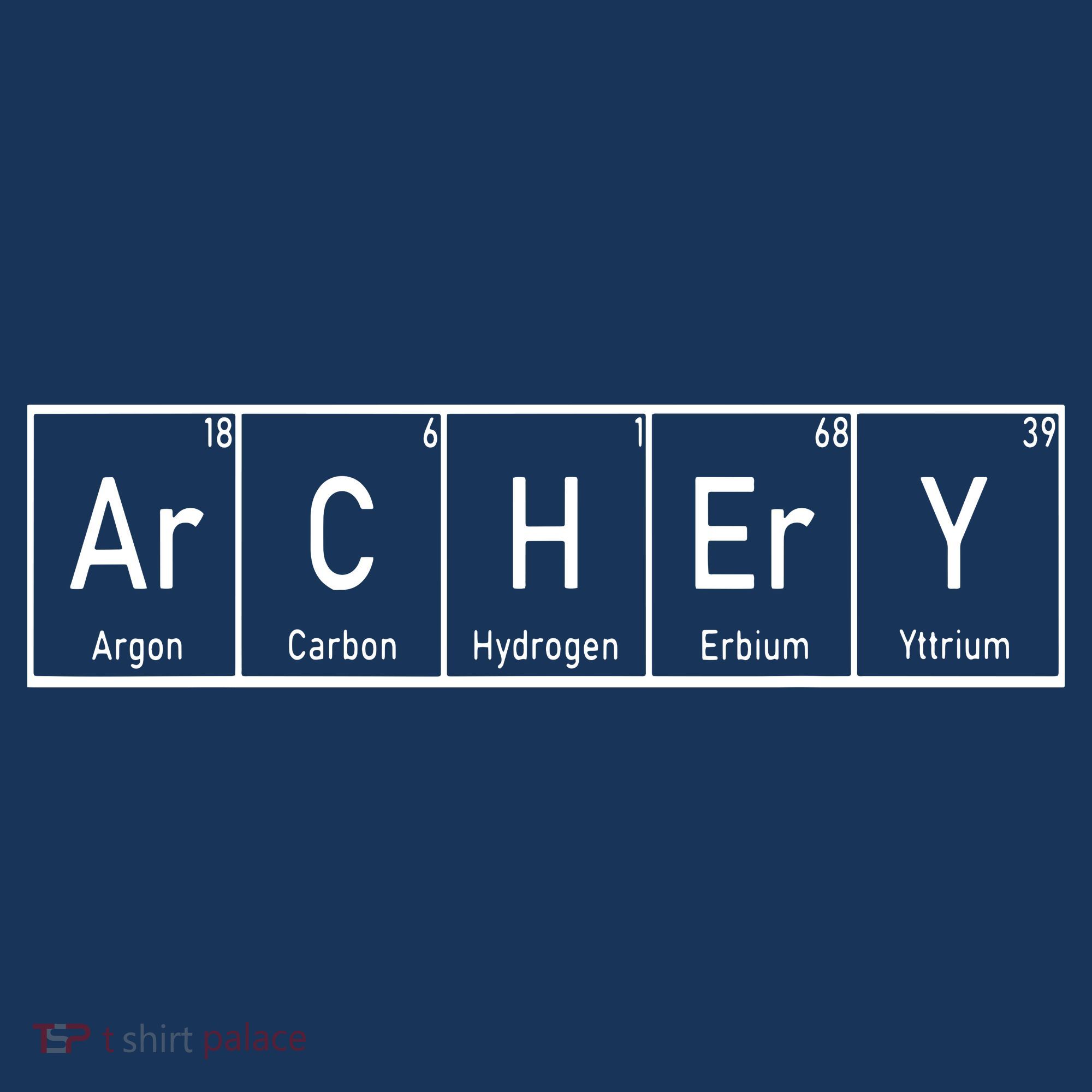 Funny Archery Shirts I Periodic Elements Nerd Gift Idea Doggie Tank
