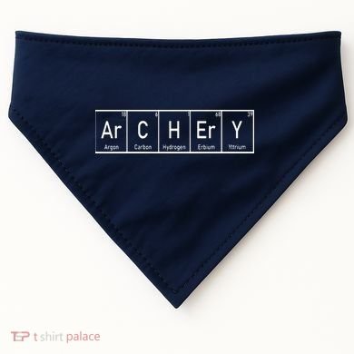 Funny Archery Shirts I Periodic Elements Nerd Gift Idea USA-Made Doggie Bandana