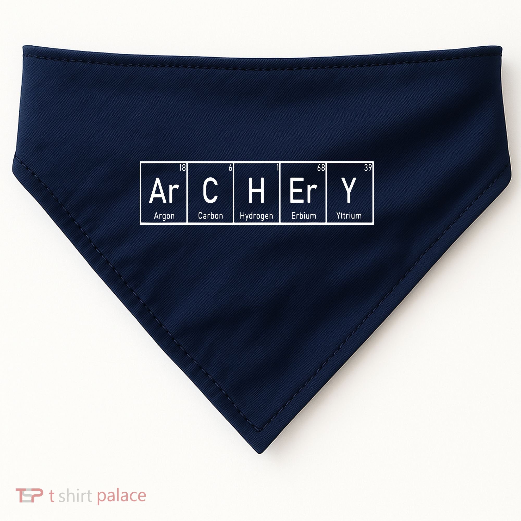 Funny Archery Shirts I Periodic Elements Nerd Gift Idea USA-Made Doggie Bandana