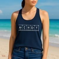 Funny Archery Shirts I Periodic Elements Nerd Gift Idea Women's Tank Top thumb 2