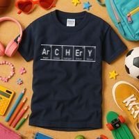 Funny Archery Shirts I Periodic Elements Nerd Gift Idea Kids T-Shirt thumb 3