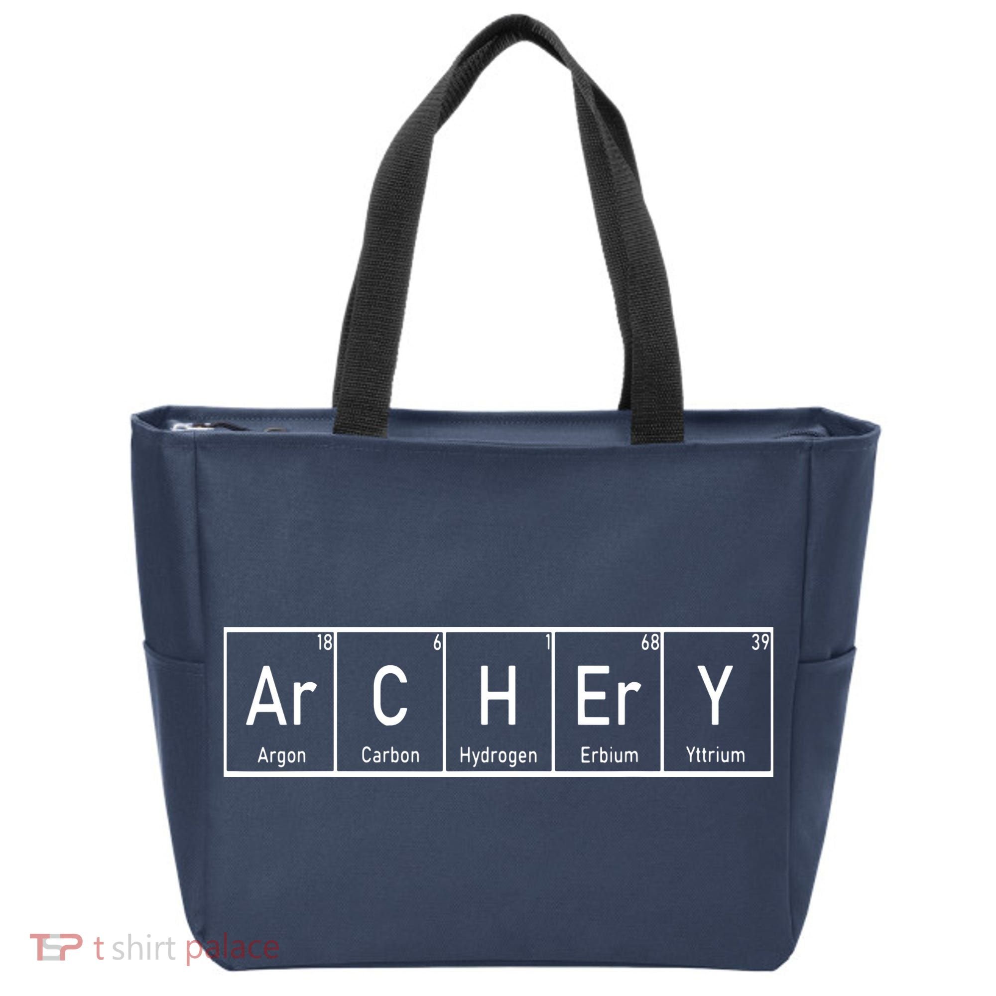 Funny Archery Shirts I Periodic Elements Nerd Gift Idea Tote Bag